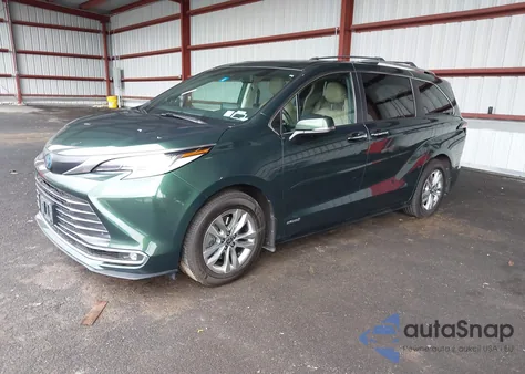 2021 Toyota Sienna Limited from USA, damaged, VIN 5TDZSKFC8MS007554